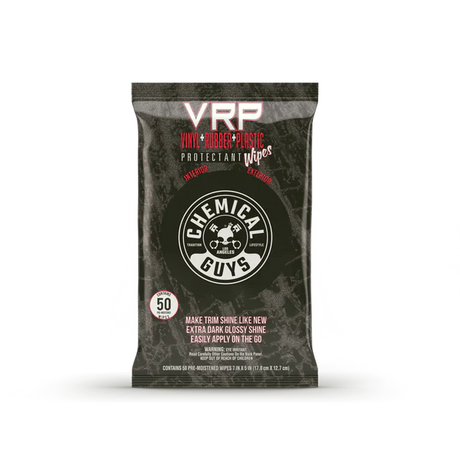 Chemical Guys VRP Vinyl Rubber Plastic Wipes (50 pack)