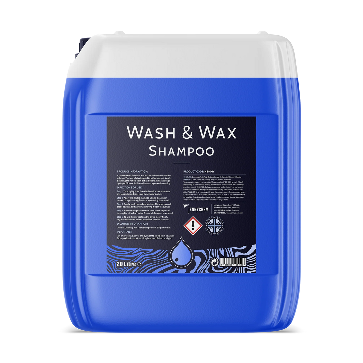 Jennychem Wash & Wax Shampoo | Just Waxed Look 20L
