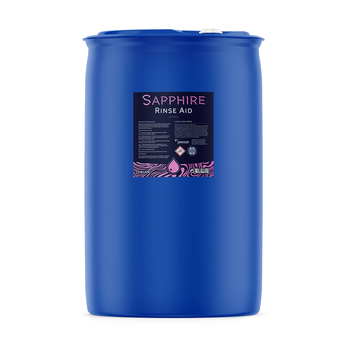 Jennychem Sapphire Super Protective Rinse Aid 210L | Spray On Ceramic