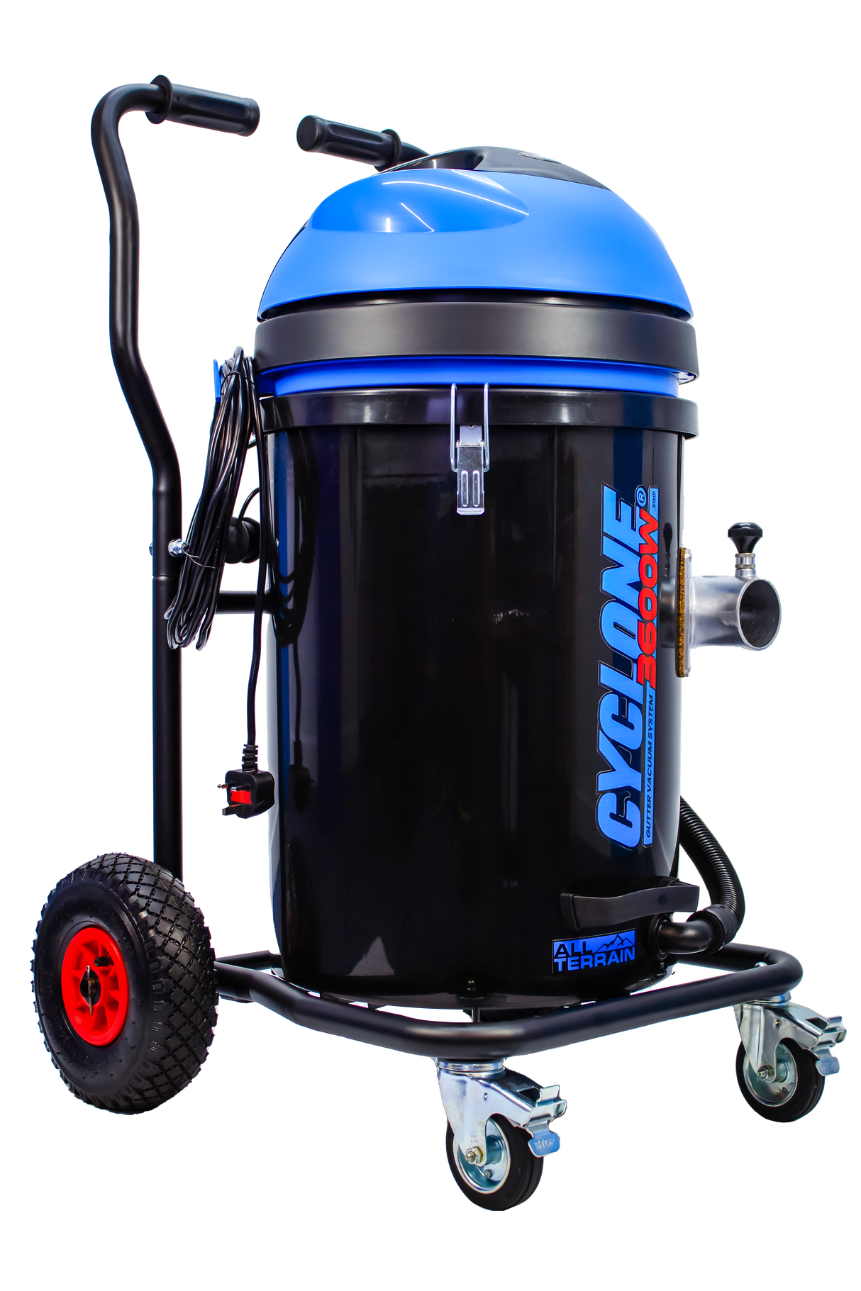 Kiam CYCLONE® All Terrain Gutter Vacuum 3600W 76L Polypropylene Black