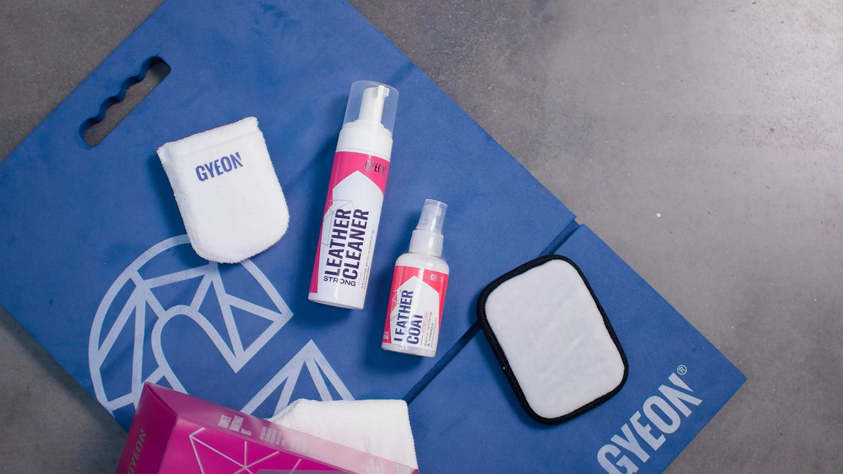 Gyeon Q²M Leather Set Strong | Deep Cleaning Kit For Leather