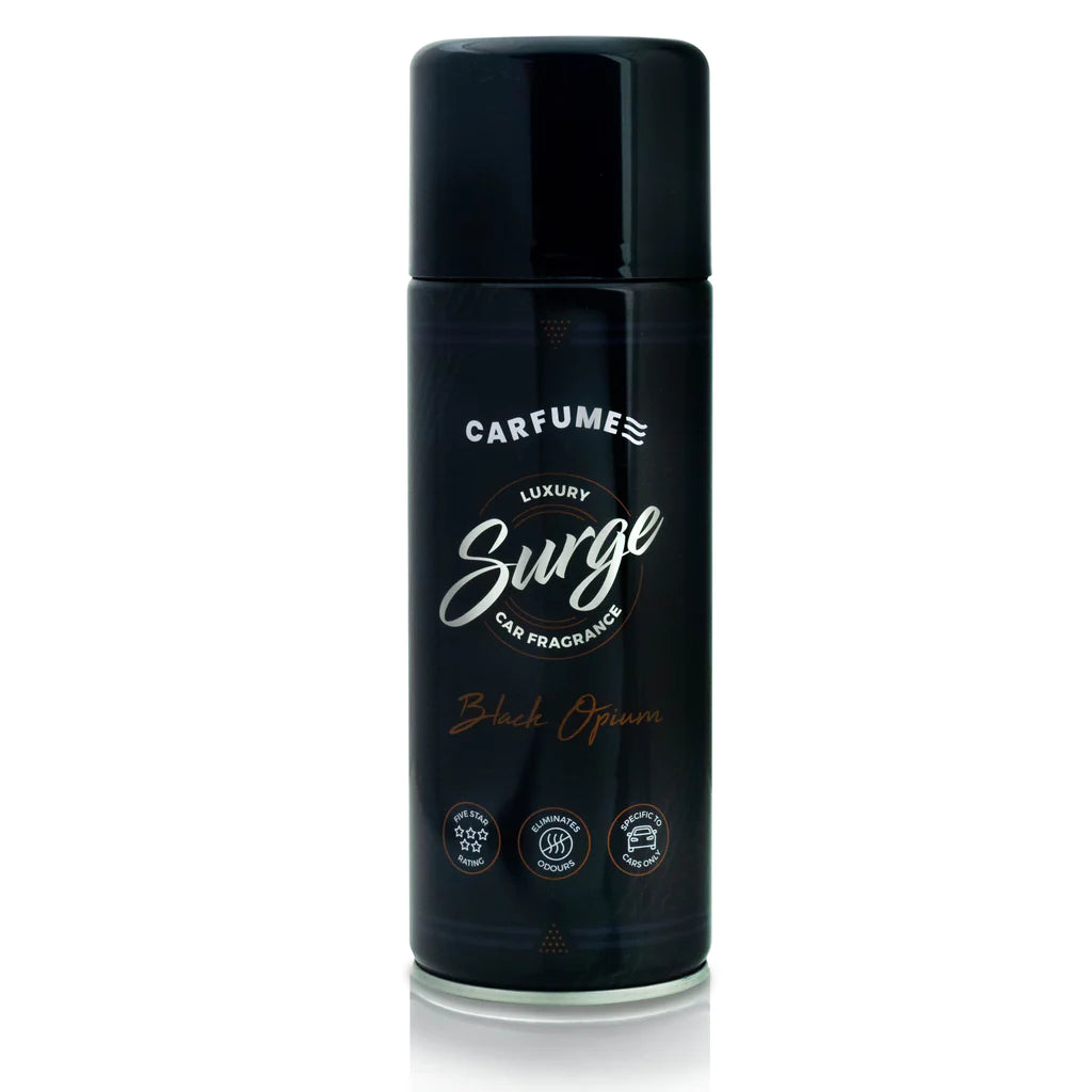Carfume Surge Black Opium 400ml Blast Can Air Freshener Just Car Care