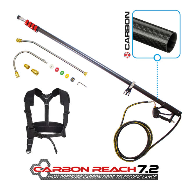 Carbon Reach Telescopic Carbon Fibre Lance 7.2M
