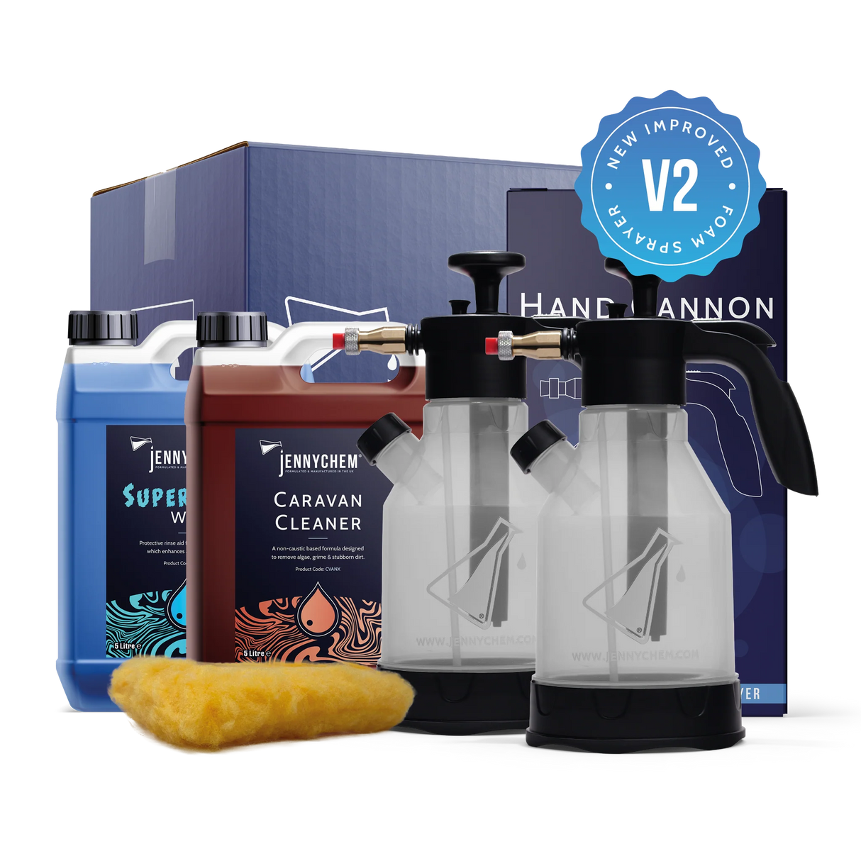 Jennychem Caravan Cleaning Kit (Sprayers x2)