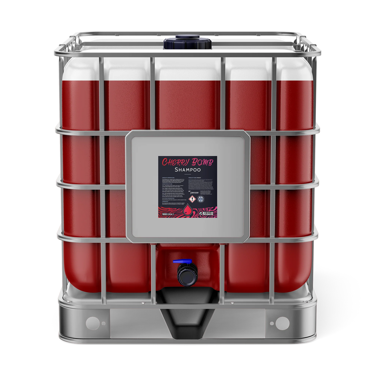 Jennychem Cherry Bomb Car Shampoo 1000L | Powerful Car Wash Shampoo
