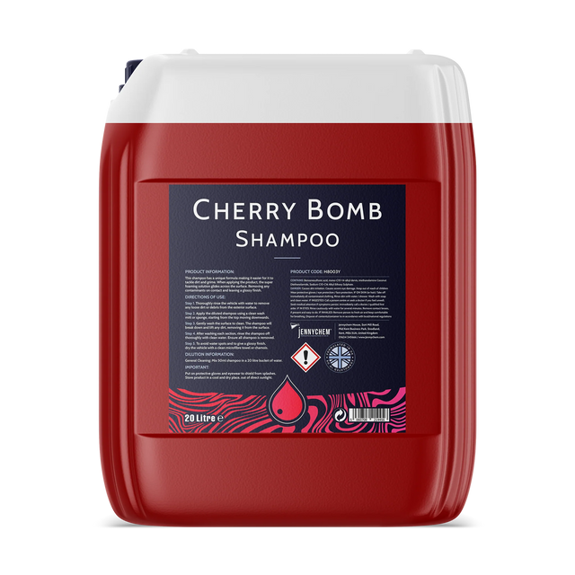 Jennychem Cherry Bomb Car Shampoo 5L Powerful Car Wash Shampoo