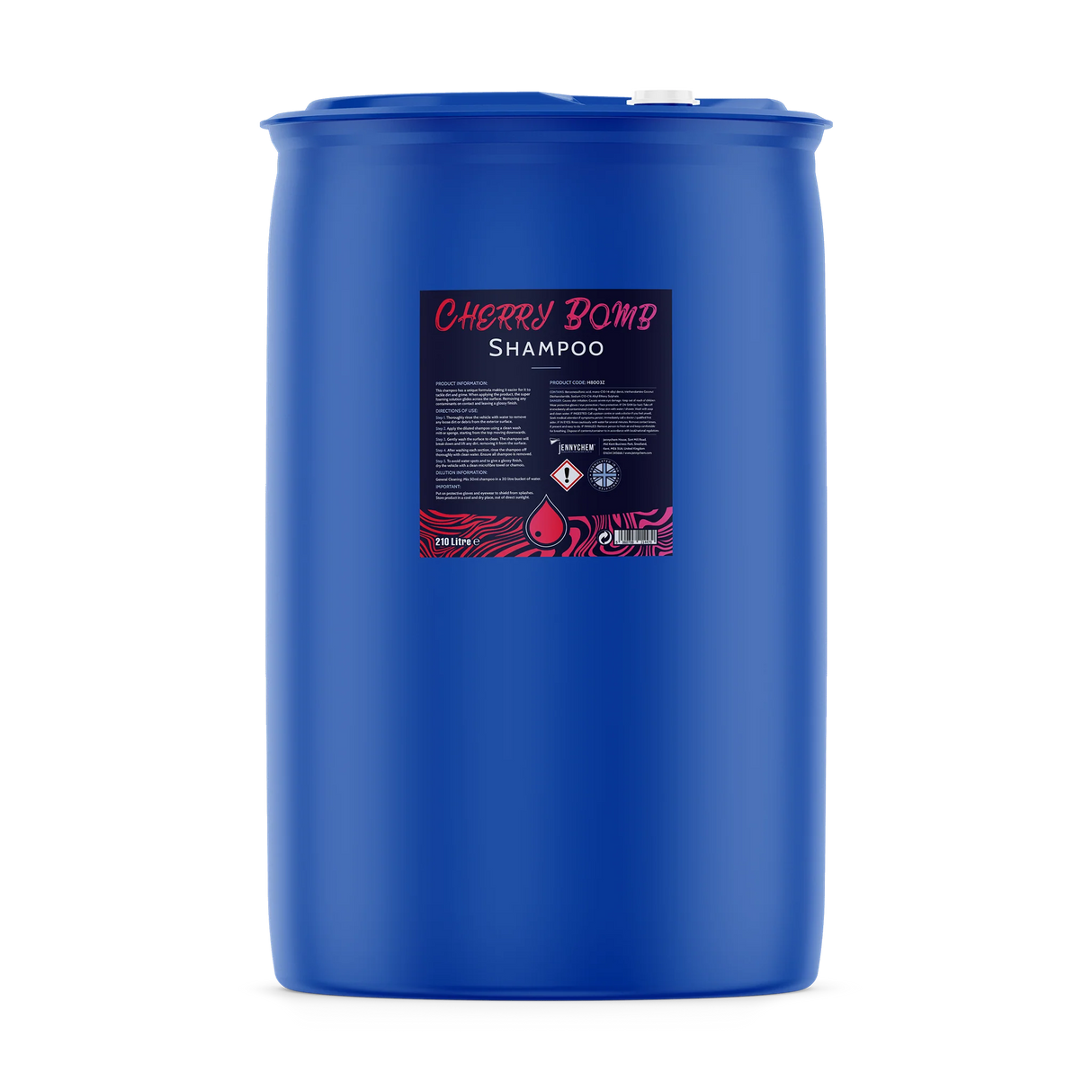 Jennychem Cherry Bomb Car Shampoo 210L | Powerful Car Wash Shampoo