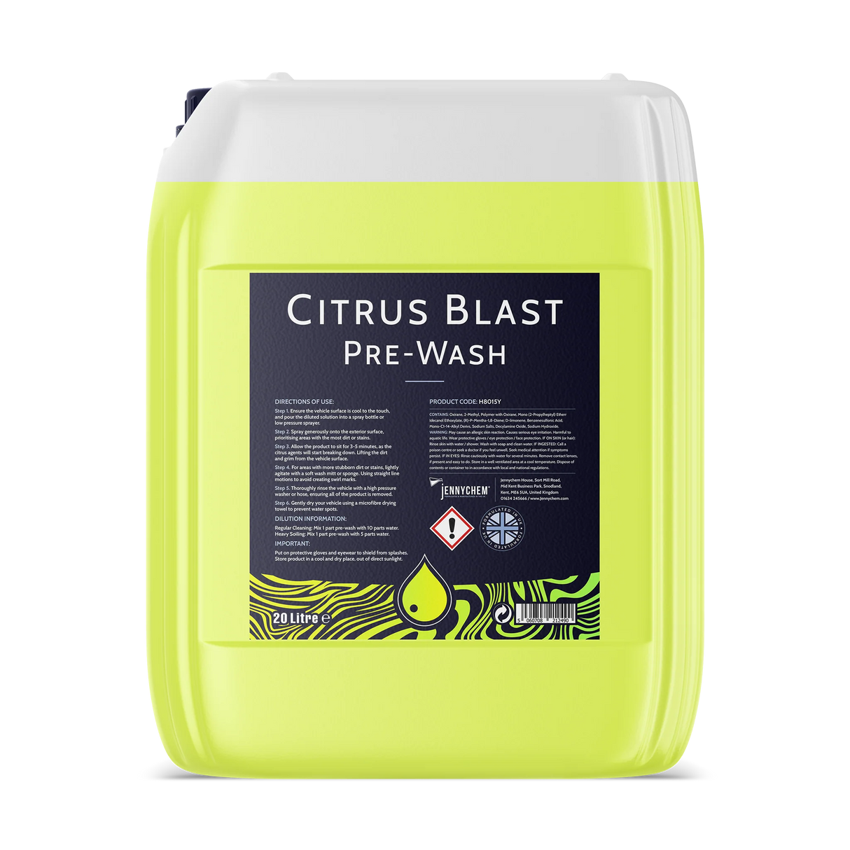 Jennychem Citrus Blast Pre Wash 20L | Citrus Degreaser Pre Wash