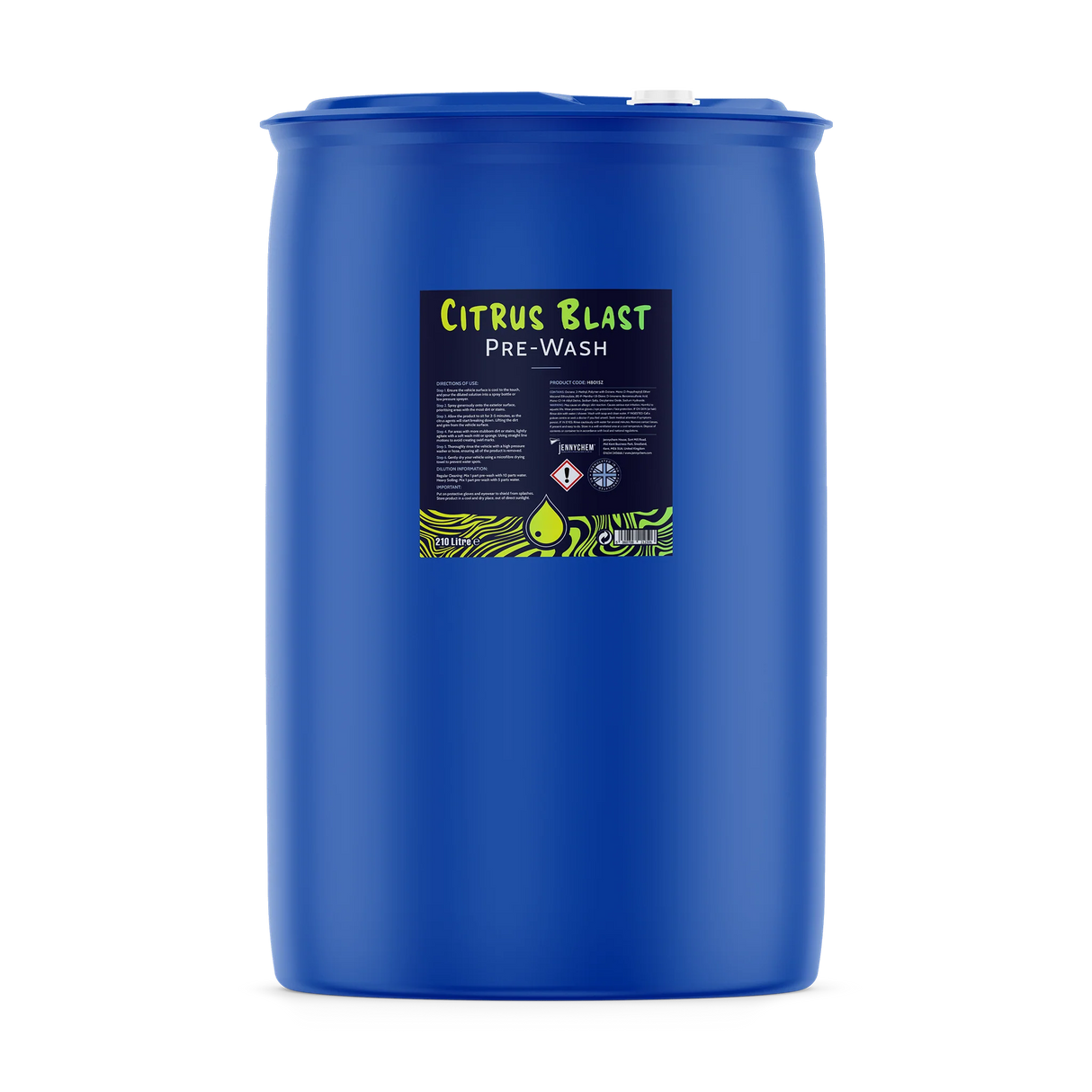 Jennychem Citrus Blast Pre Wash 210L | Citrus Degreaser Pre Wash