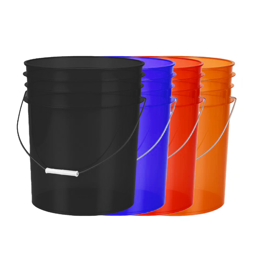 20L Wash Bucket - Clear (Various Colours)