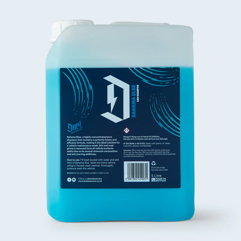 Duel Bahama Blue Shampoo 5L | Shop At Just Car Care