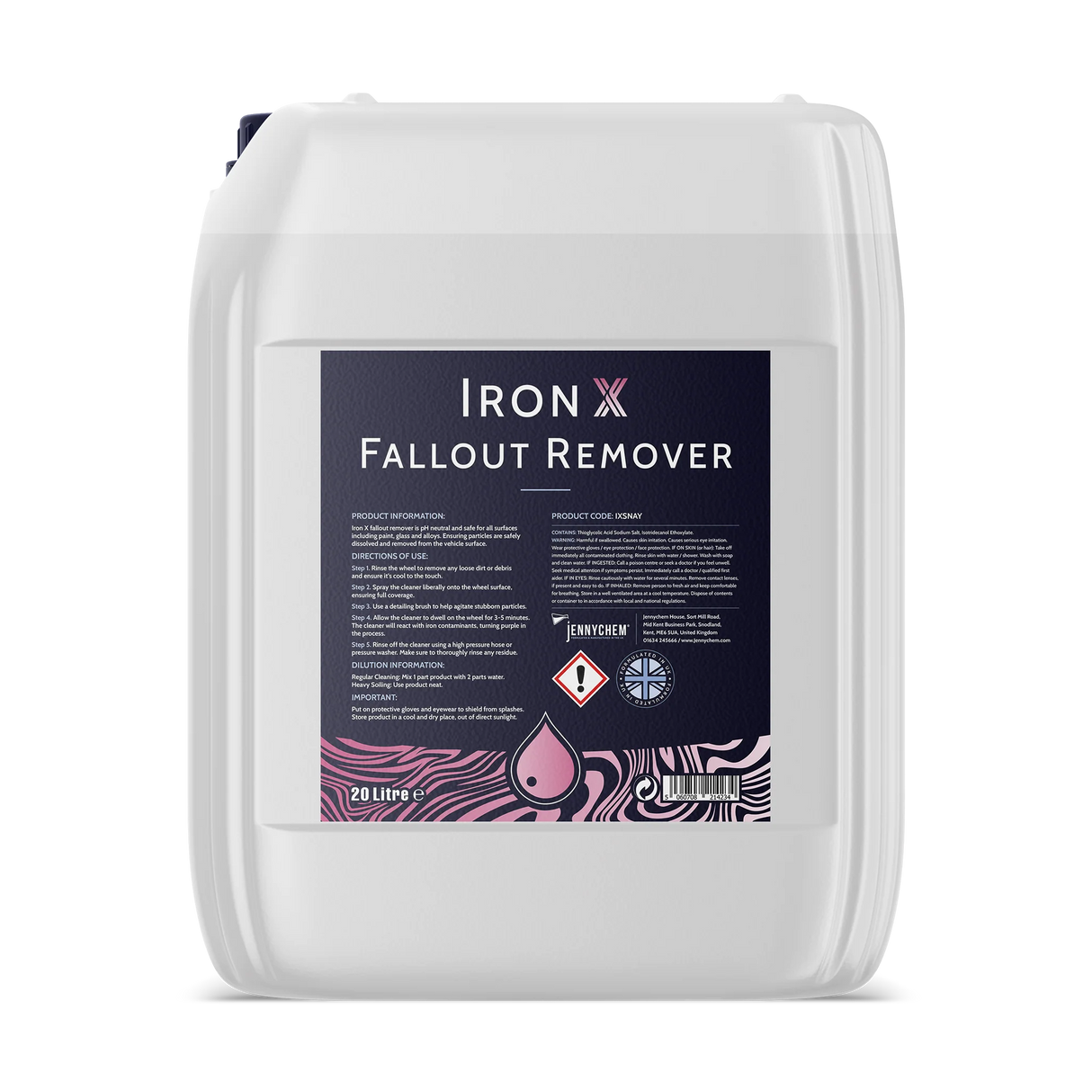 Jennychem Iron X Fallout Remover 20L | Bleeding Fallout