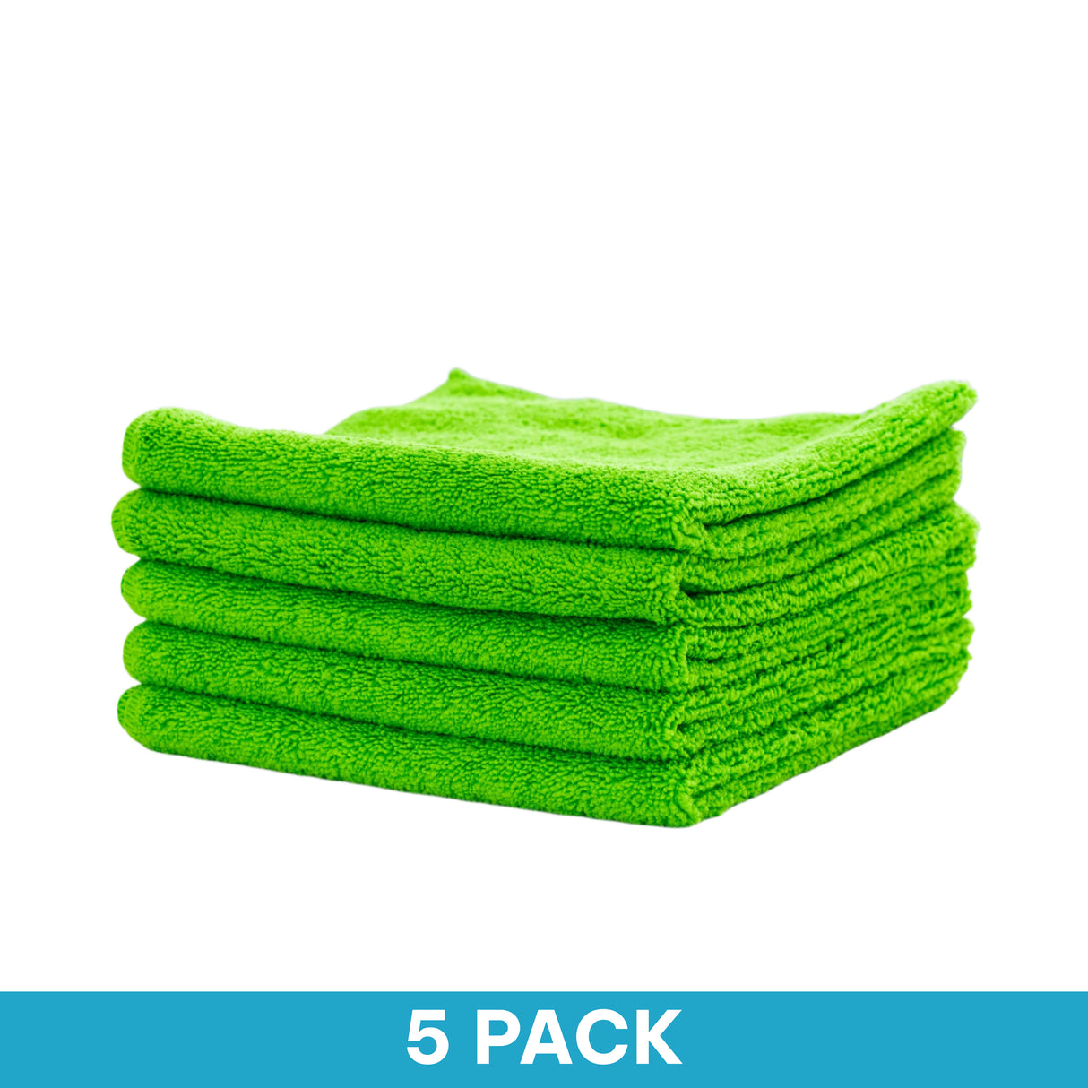 Mcrofbre Versatowel Green | 5 Pack Multi-purpose Microfibre Cloths