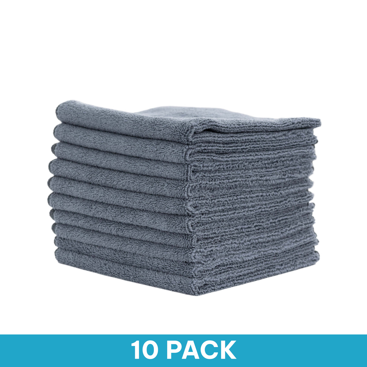 Mcrofbre Versatowel Grey | 10 Pack Multi-purpose Microfibre Cloths