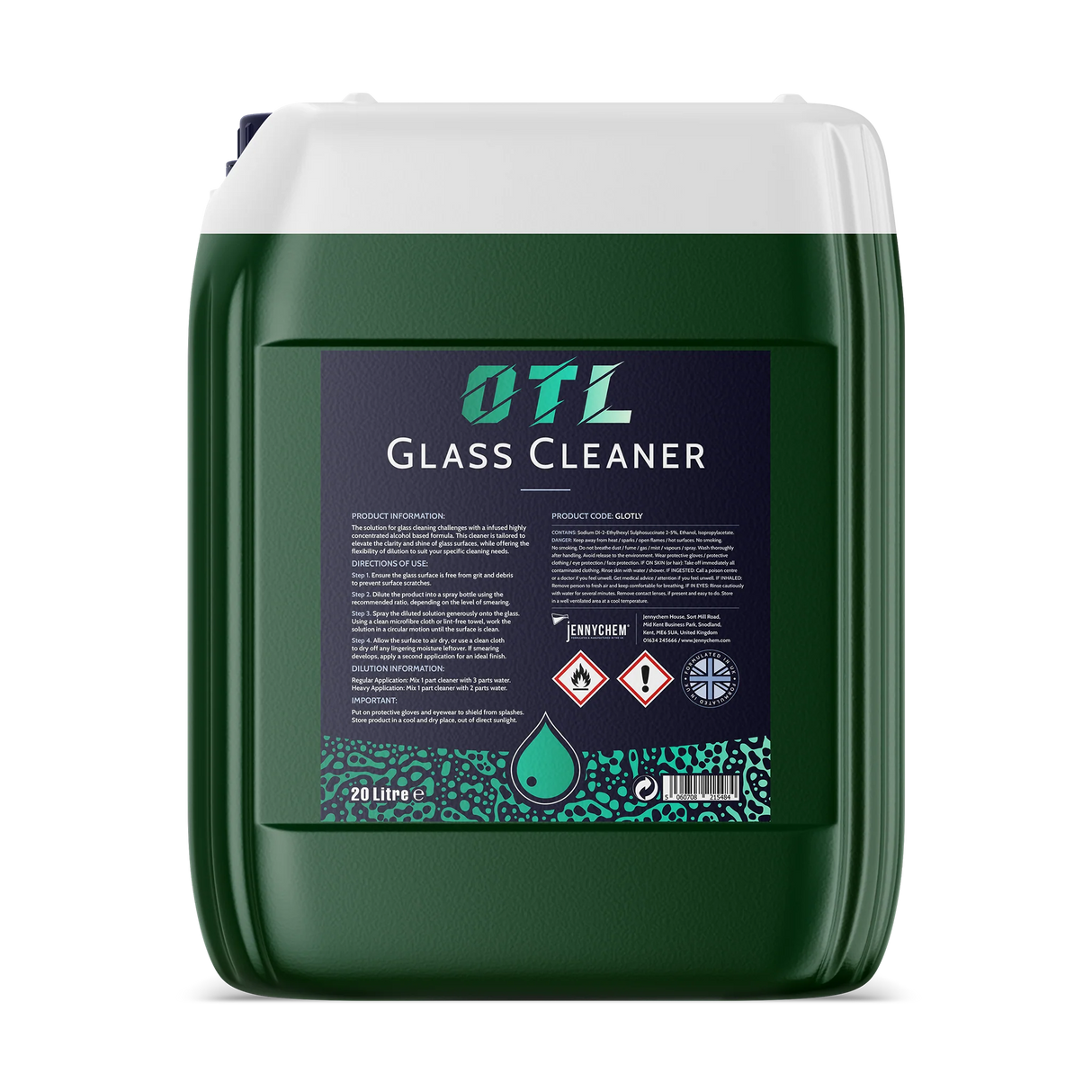 Jennychem Glass Cleaner OTL 20L | Car Window Cleaner