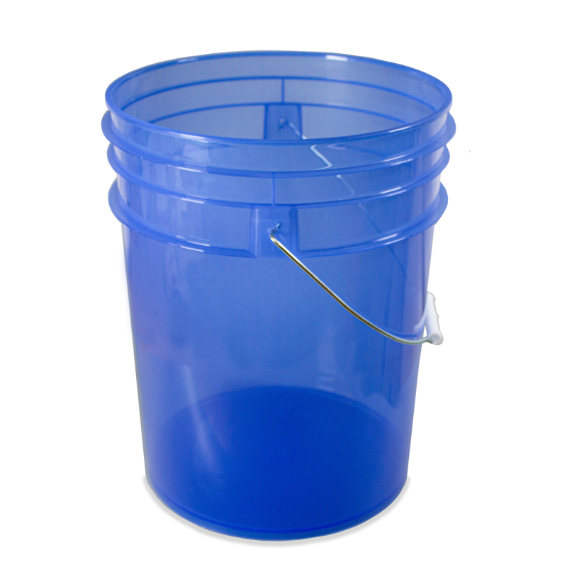 Grit Guard Wash Bucket - Clear Blue | 20L Detailing Buckets