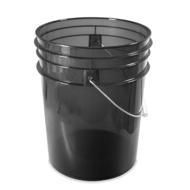 Grit Guard Wash Bucket - Clear Black | 20L Detailing Buckets