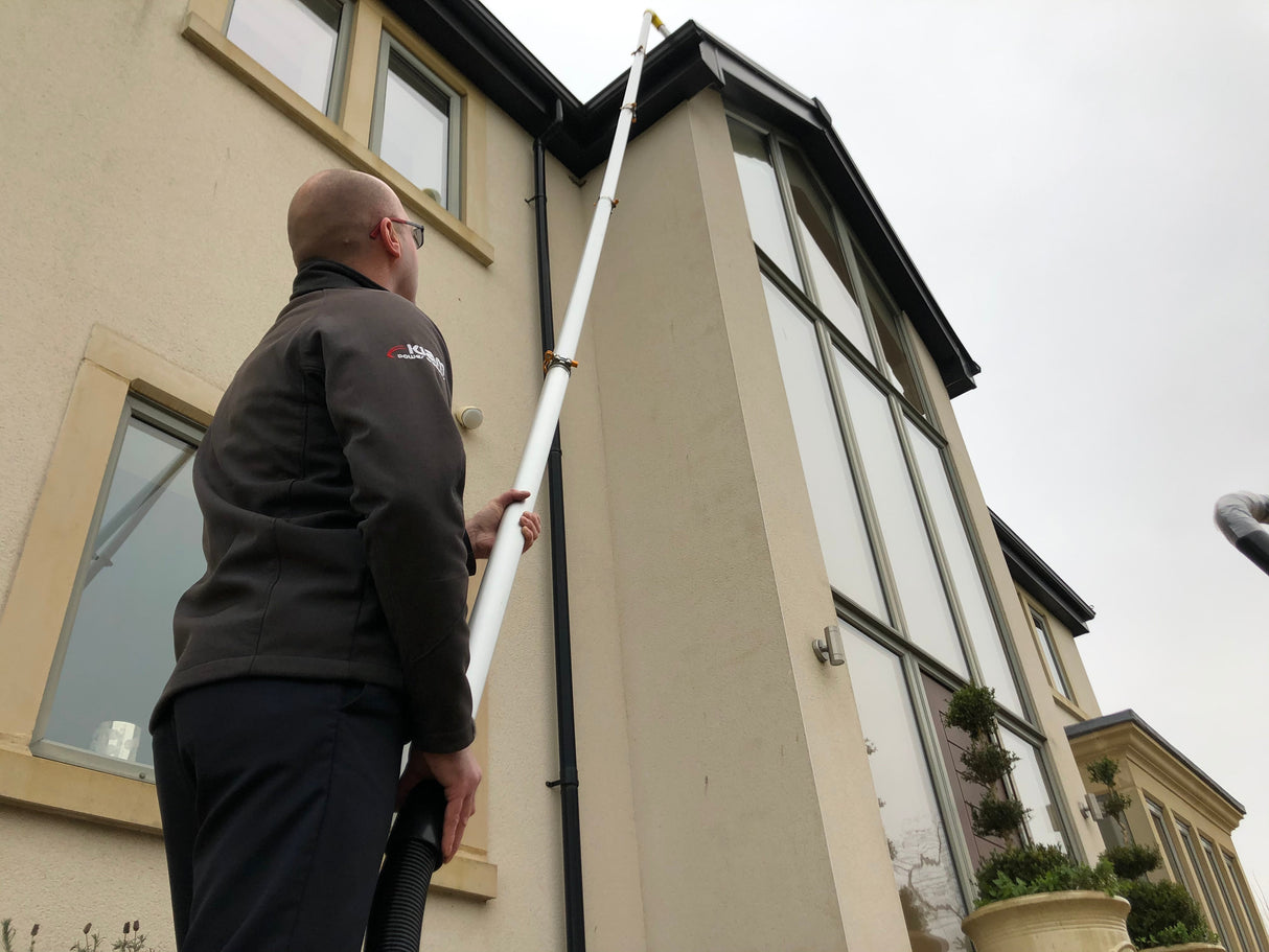 Gutter Vacuum Pole Kits Lightweight Aerospace Aluminium