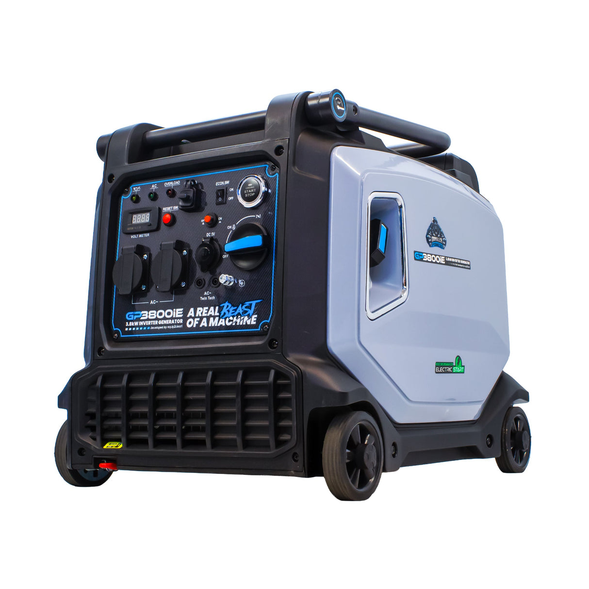 Gorilla Power 3800W Inverter Suitcase Generator with Electric Start - GP3800iE – Reliable Power On-The-Go
