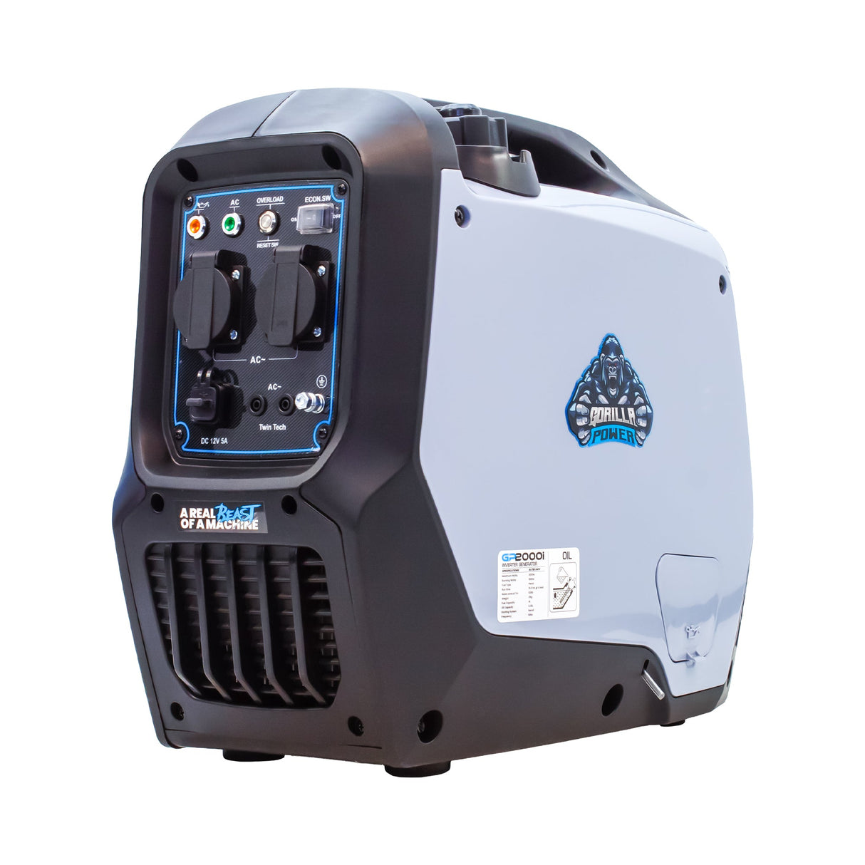 Gorilla Power 2000W Inverter Suitcase Generator - GP2000i