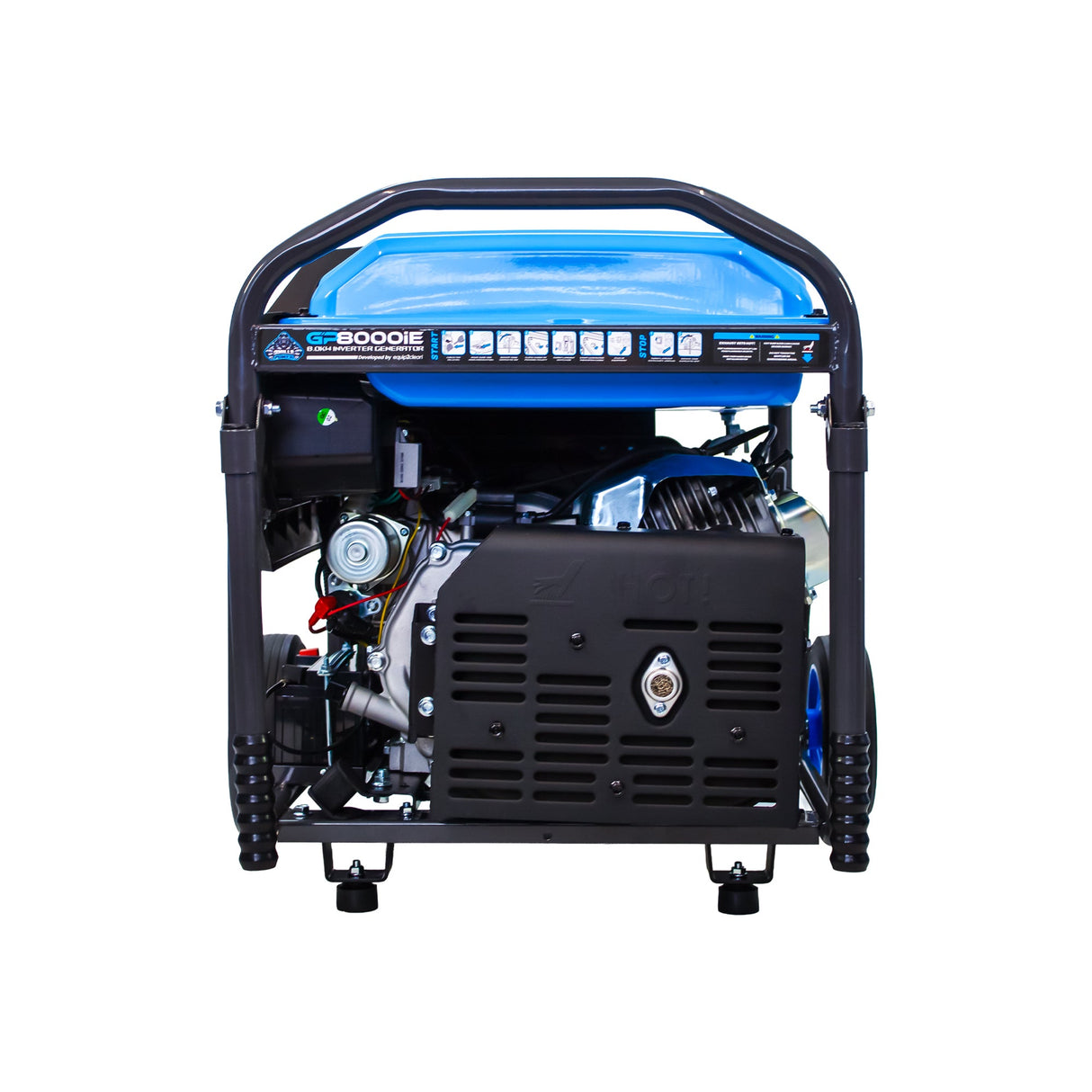 Gorilla Power 8000W Inverter Open Frame Generator with Electric Start