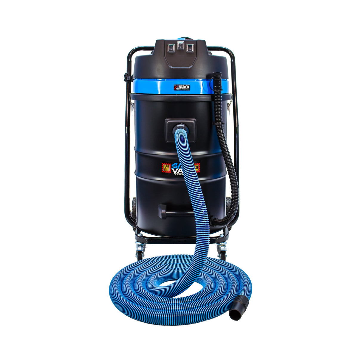 SiteVac® KV80-3F – Triple Motor Warehouse Vacuum (3600W) with Front-Mounted Squeegee