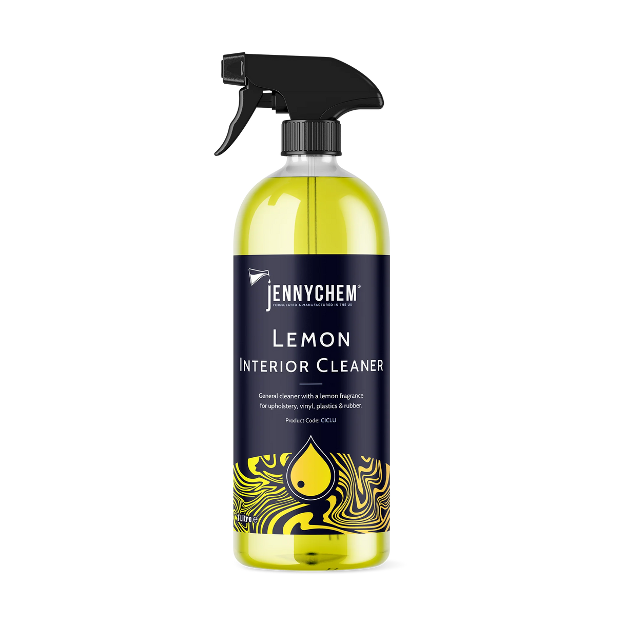 Jennychem Lemon Interior Cleaner | Powerful Deep Clean Solution 1L