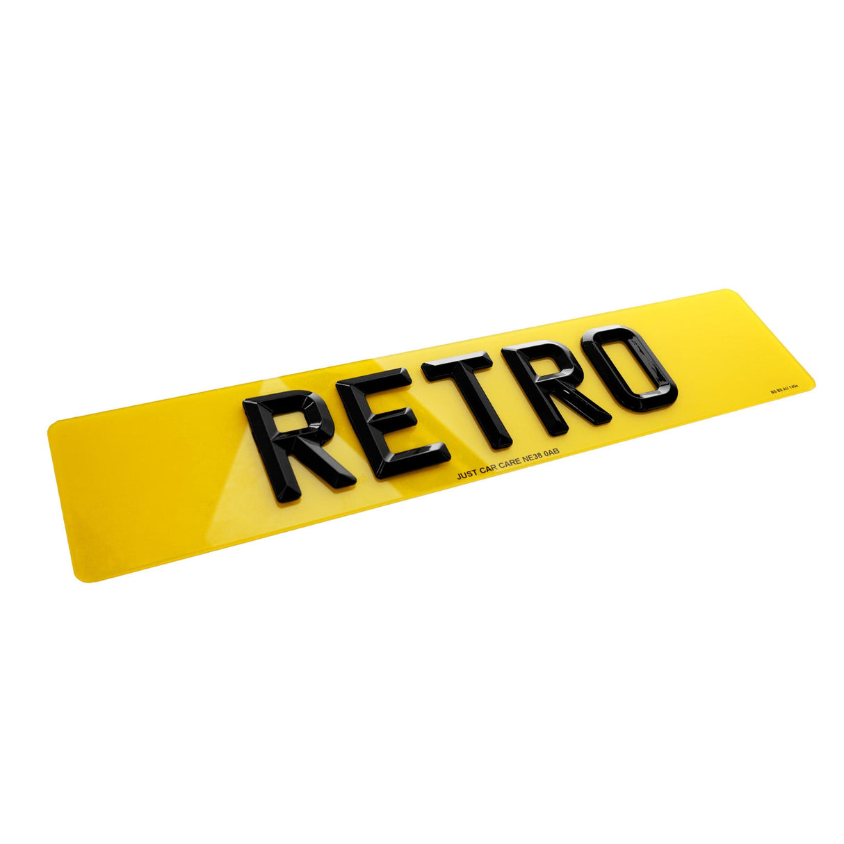 4D Retro Number Plates