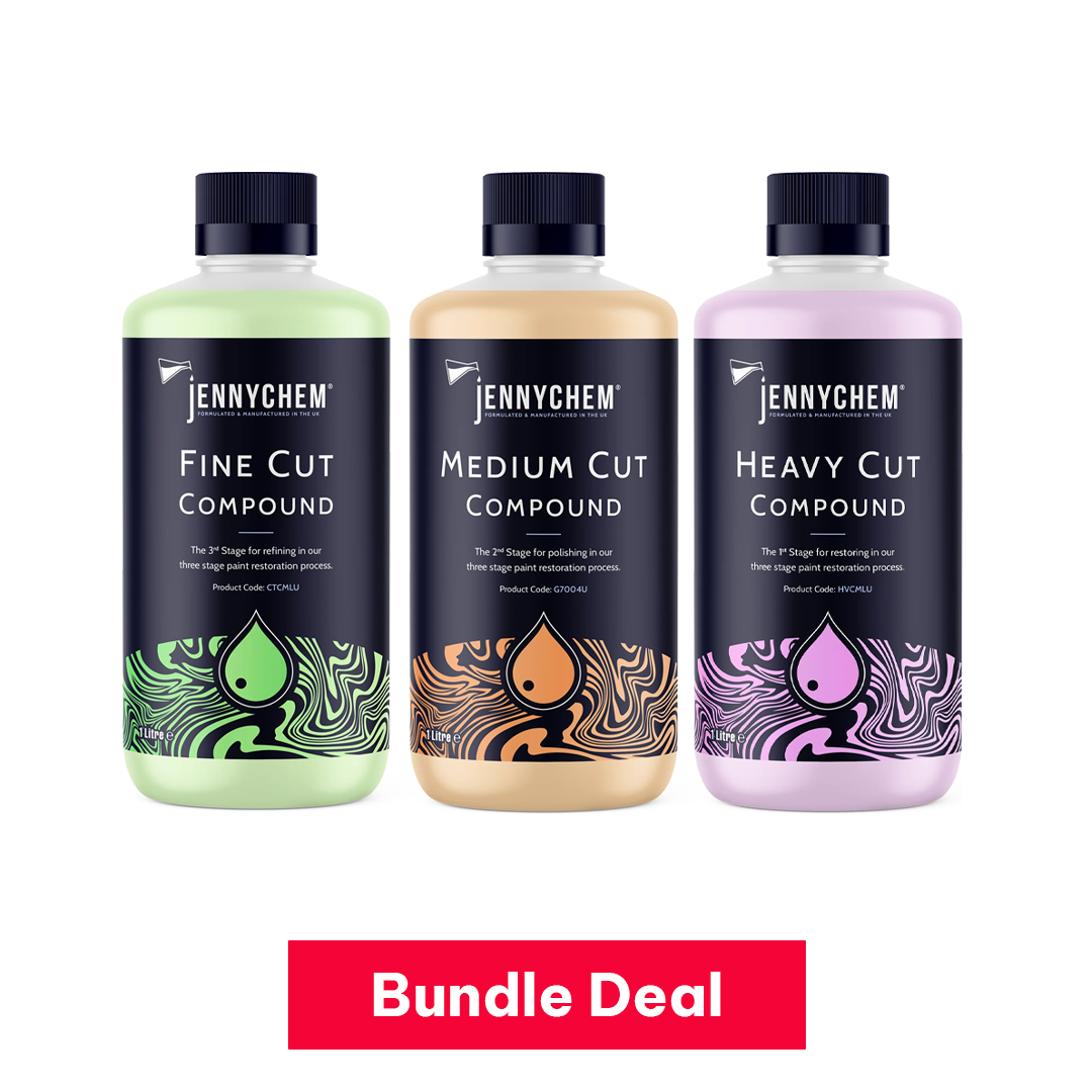 Jennychem Cutting Compound 1L Bundle | For Machine Polishing