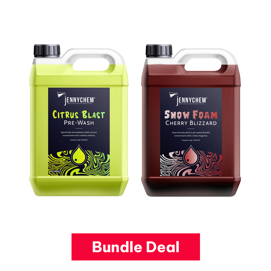 Jennychem Kit Car Cleaning Bundle | Snow Foam Pre Wash Bundle 5L