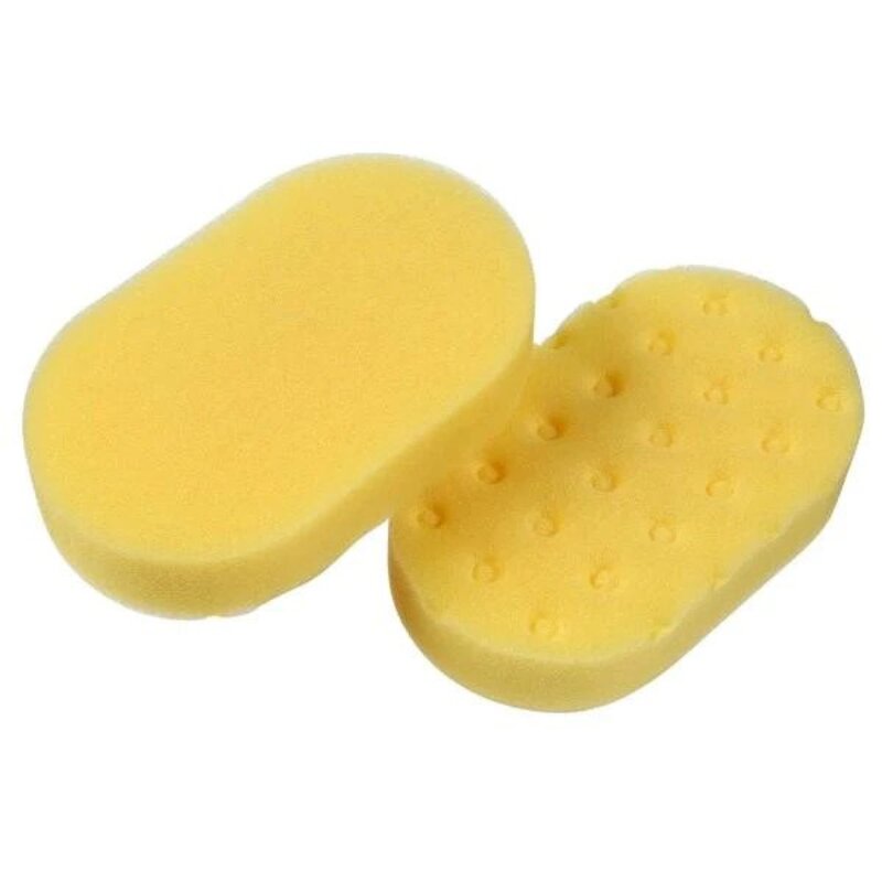 Lake Country CCS Foam Hand Polishing Applicator Yellow | Heavy Cutting
