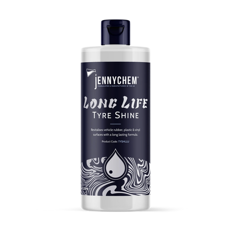 Jennychem Long Life Tyre Shine | Revitalize Rubber, Plastic & Vinyl 1L