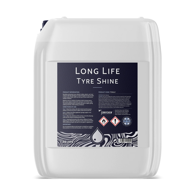 Jennychem Long Life Tyre Shine 20L | All Purpose Tyre & Trim Dressing