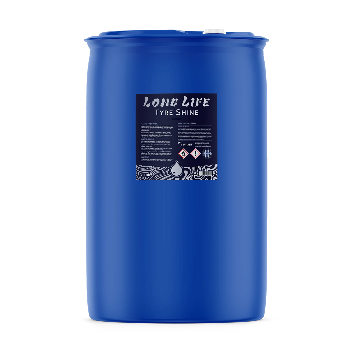 Jennychem Long Life Tyre Shine 210L | All Purpose Tyre & Trim Dressing