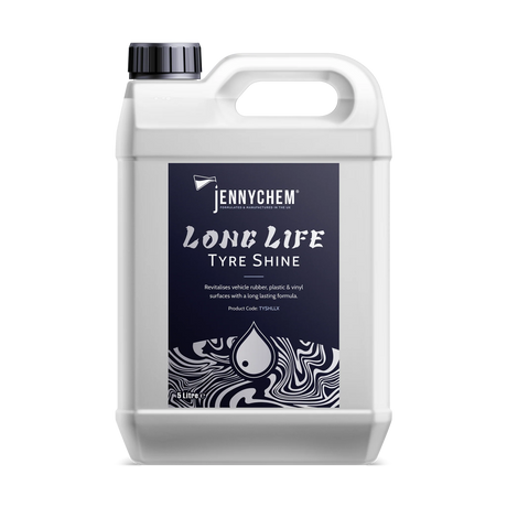 Jennychem Long Life Tyre Shine | Revitalize Rubber, Plastic & Vinyl 5L