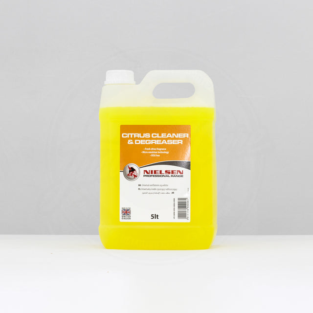 Nielsen Trade Citrus Cleaner & Degreaser 5L | Multi Purpose Cleaner