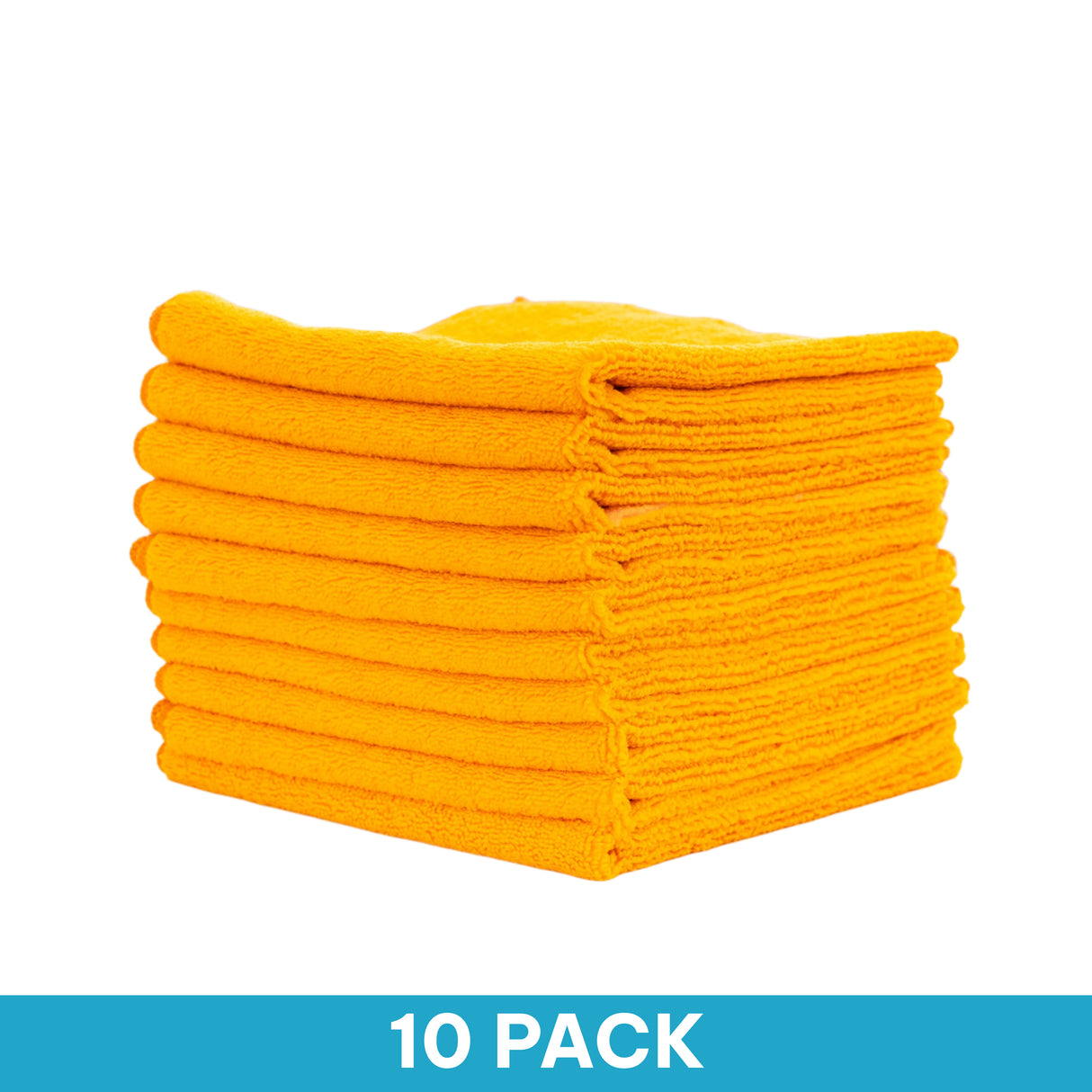 Mcrofbre Versatowel Orange | 10 Pack Multi-purpose Microfibre Cloths