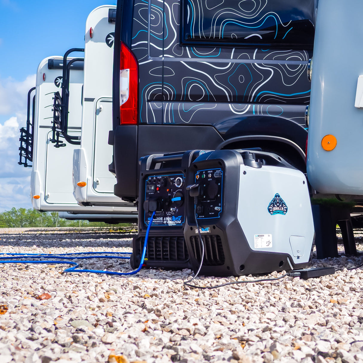 Gorilla Power 3800W Inverter Suitcase Generator with Electric Start - GP3800iE – Reliable Power On-The-Go