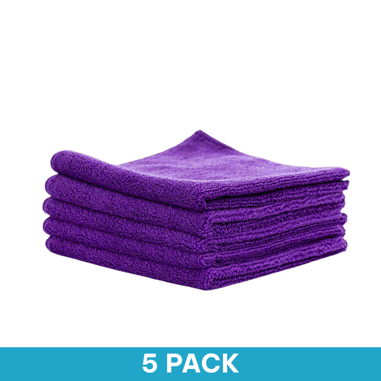 Mcrofbre Versatowel Purple | 5 Pack Multi-purpose Microfibre Cloths