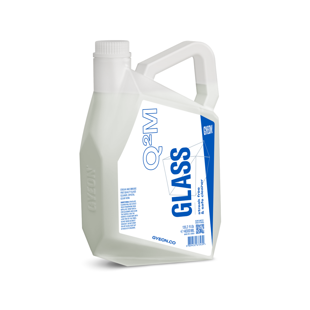 Gyeon Q²M Glass 4L | Alcohol Based Glass Cleaner