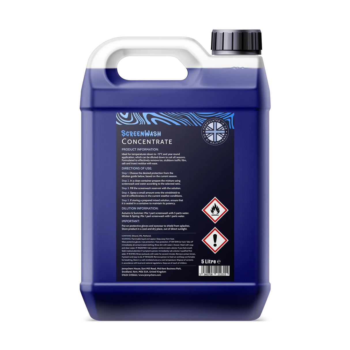 Jennychem Screenwash Concentrate (-12°C) 5L