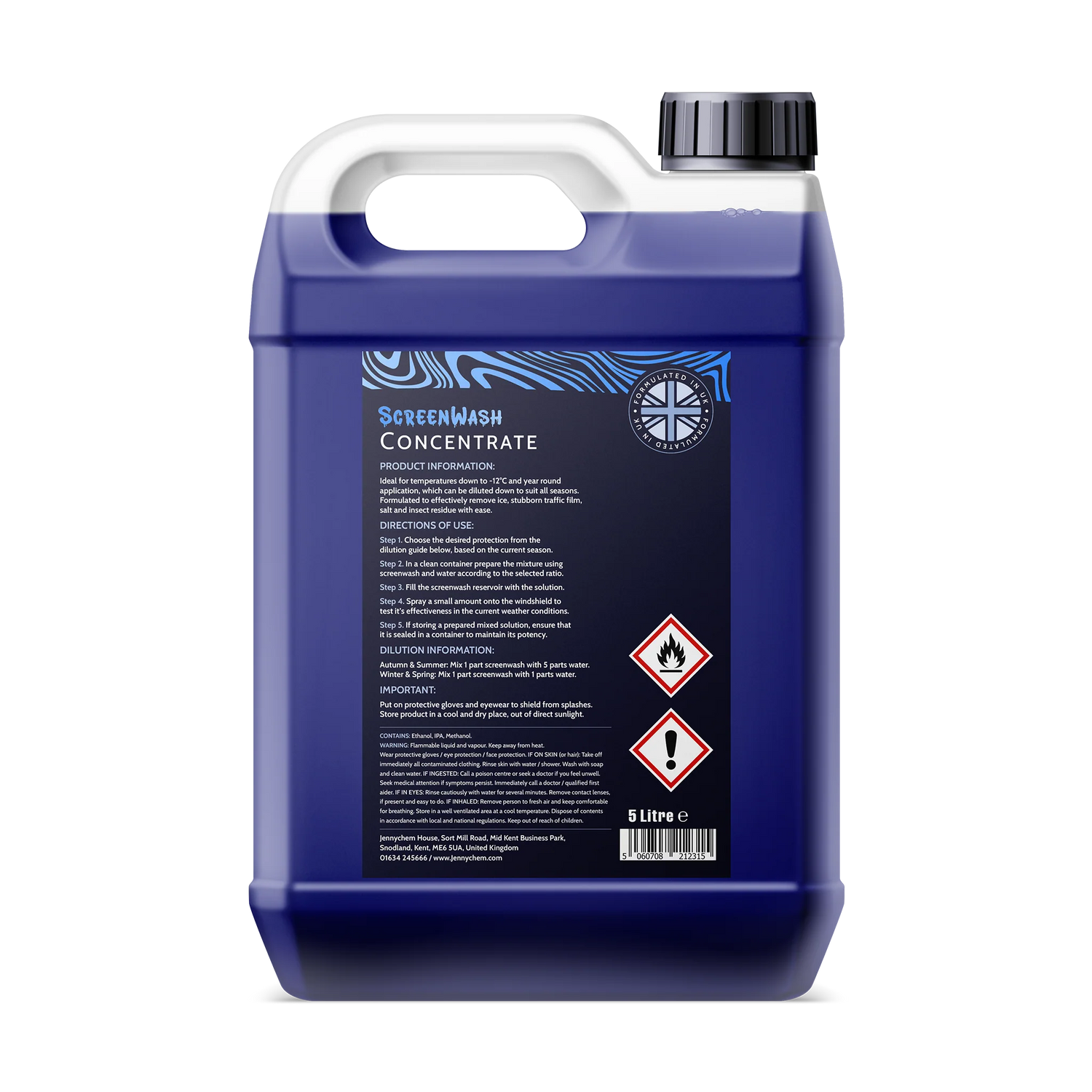 Jennychem Screenwash Concentrate (-12°C) 5L