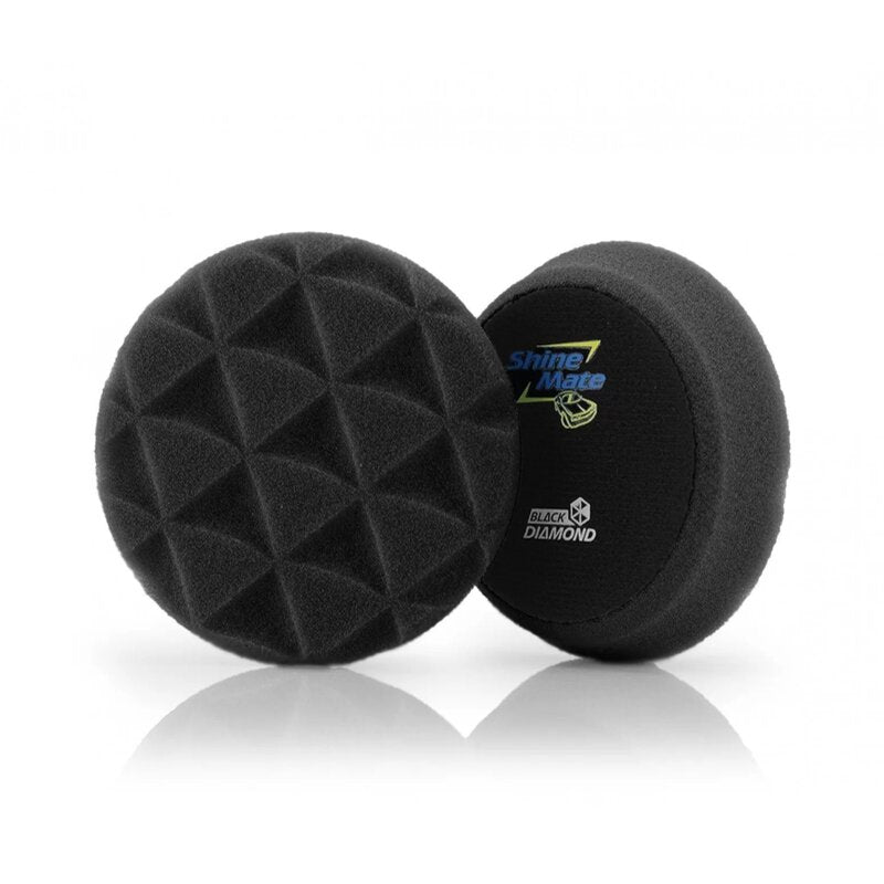 ShineMate Black Diamond Grey Wax Pad 4 inch