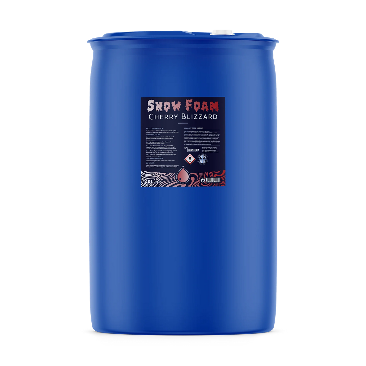 Jennychem Blizzard Snow Foam 210L | High Foaming Pre Wash Snow Foam