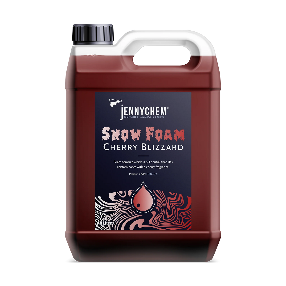 Jennychem Snow Foam Cherry Blizzard | High Foaming Pre Wash 5L