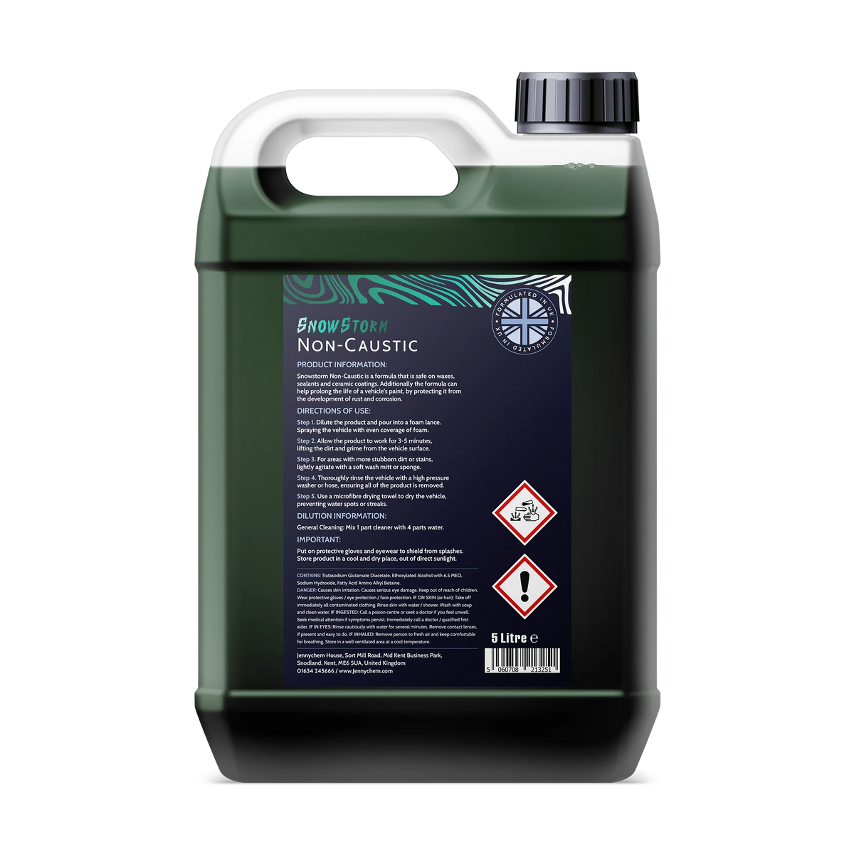 Jennychem Snowstorm Non-Caustic | Powerful Snow Foam 5L