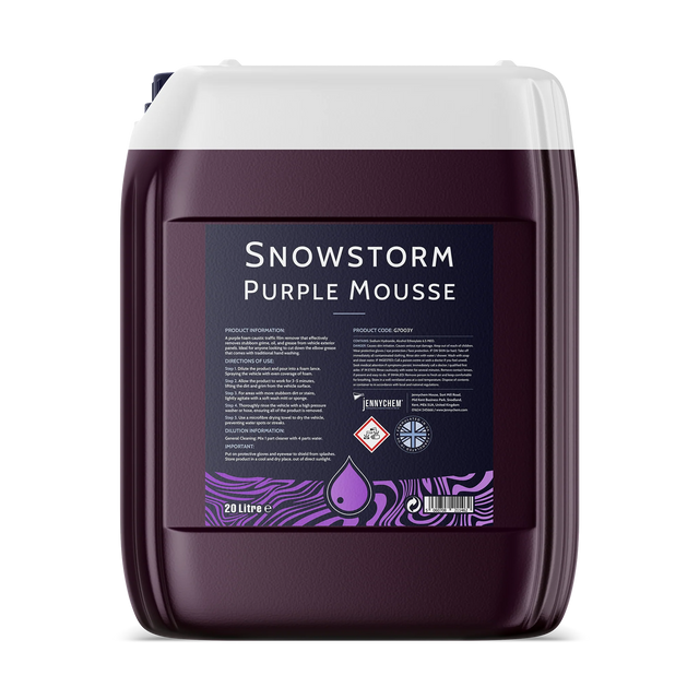Jennychem Snowstorm Purple Mousse 20L | Purple Trade Snow Foam