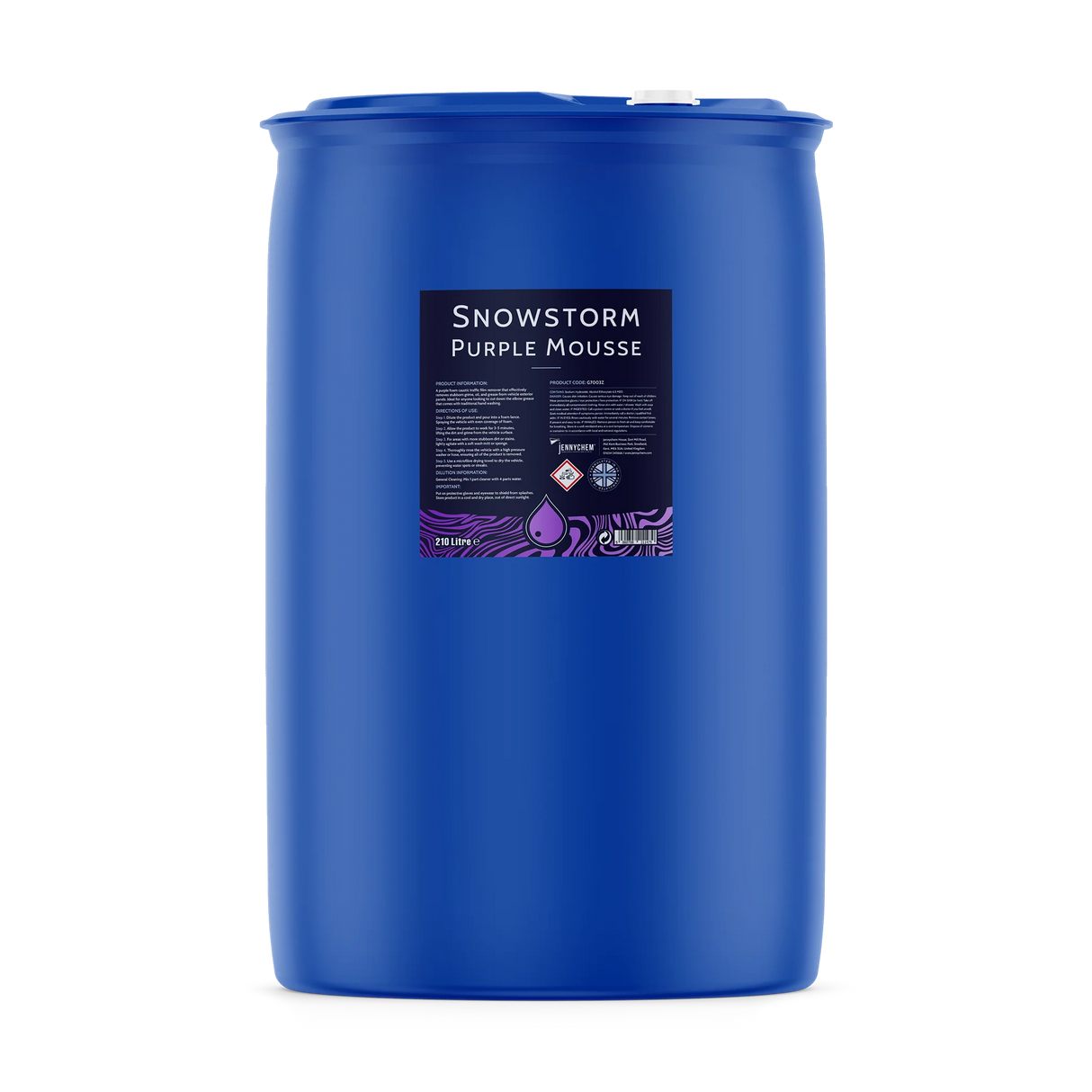Jennychem Snowstorm Purple Mousse 210L | Purple Trade Snow Foam