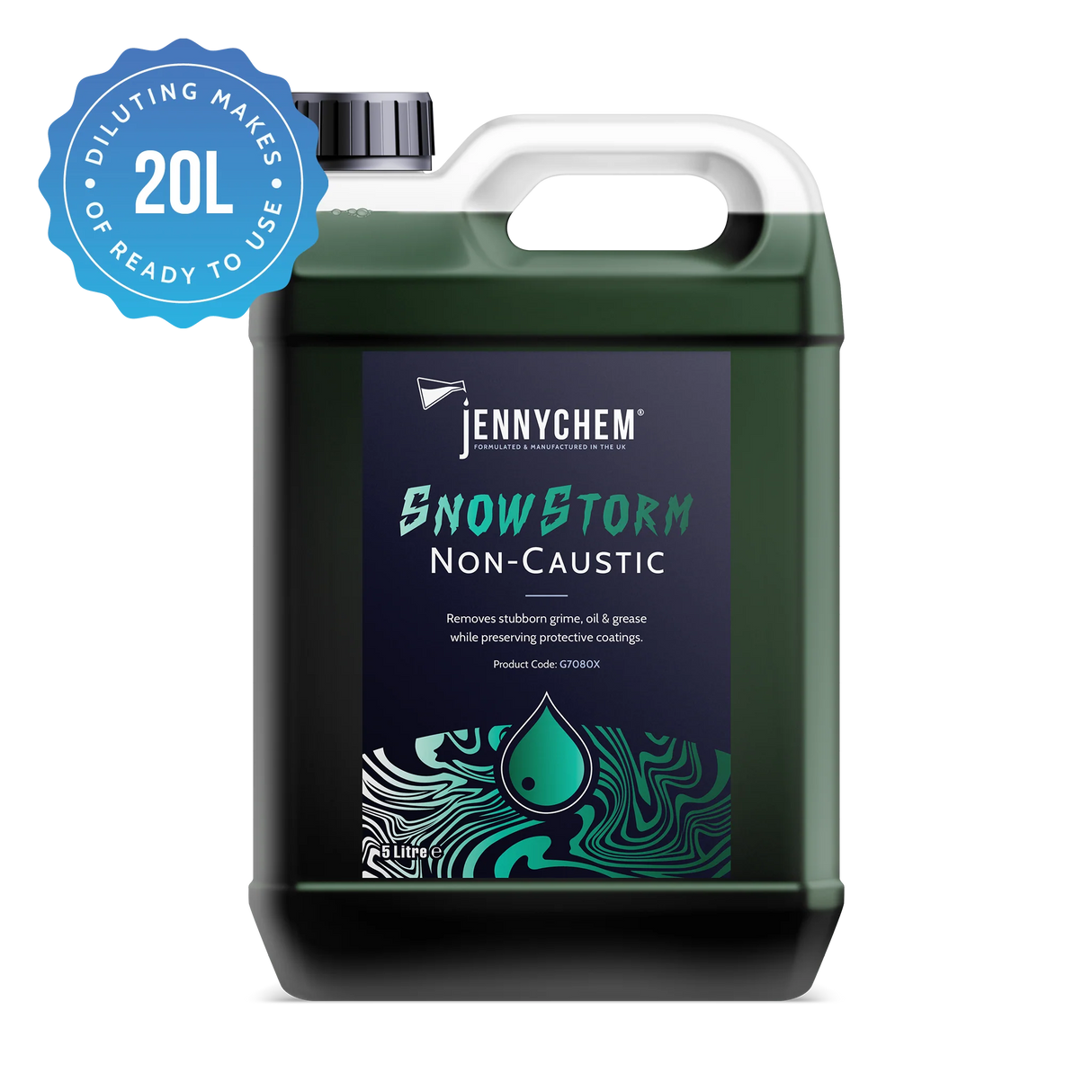Jennychem Snowstorm Non-Caustic | Powerful Snow Foam 5L