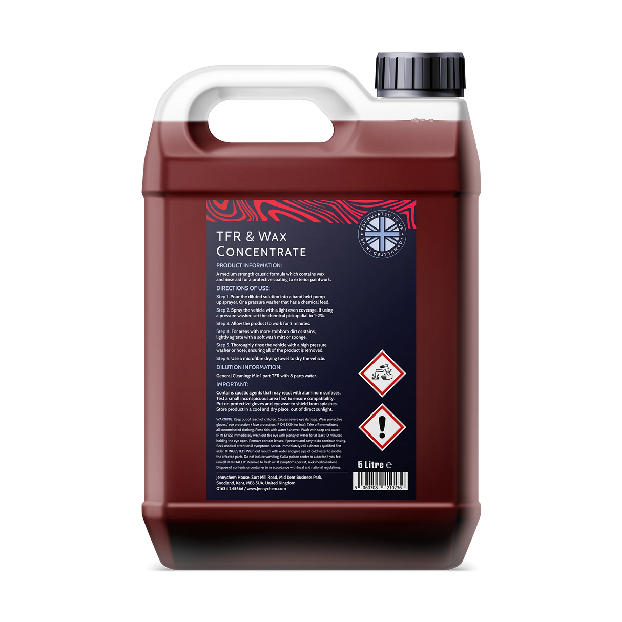 Jennychem TFR & Wax (Concentrate) 5L | Medium Strength TFR